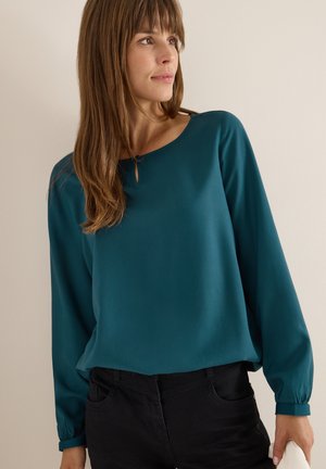IN UNIFARBE - Longsleeve - grün