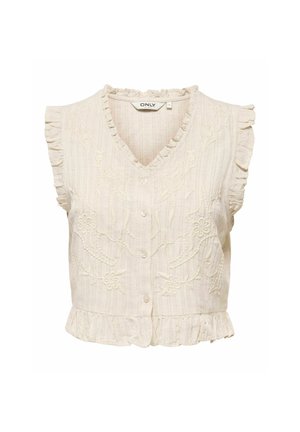 ONLY, SHIRT ONLELLIE SHIRT - Débardeur - pumice stone