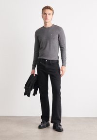 Calvin Klein SWEATER - Džemperis - dark grey heather