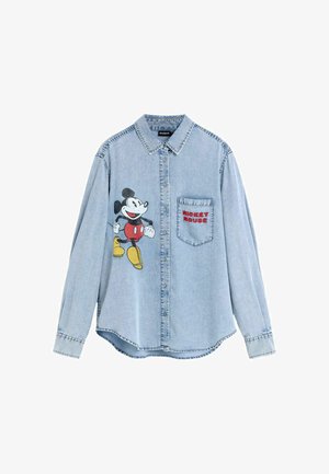 Desigual, MICKEY DISNEY™ SHIRT - Button-down blouse - blue
