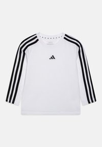 adidas Performance JUNIOR UNISEX - Top s dlouhým rukávem - white/black