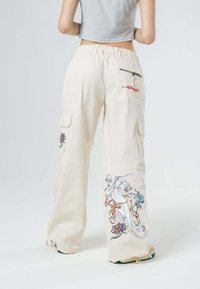 Ed Hardy - MYSTIC PANTHER  - Cargo trousers - ecru Thumbnail Image 1