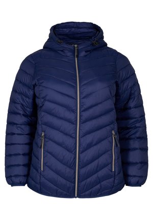 Zizzi QUILTED LIGHTWEIGHT  WITH - Veste d'hiver - navy blazer