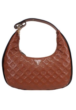 Sac à Main GUESS Gregoria Large – Bandoulière Réglable, Cuir Vegan, Dimensions 34x24x10 Cm, Couleur Cognac