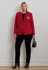Lauren Ralph Lauren Woman BULLION JACQUARD BLAZER - Blazer - festive red