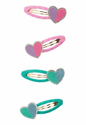 HEART CLIPS 4 PACK  - Accesoriu de styling pentru păr - pink