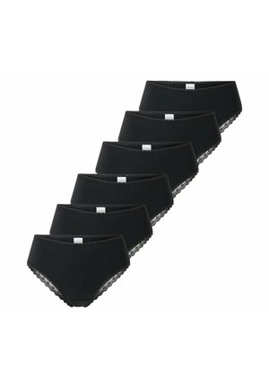 6ER PACK - STRETCH UNI - Slip - schwarz