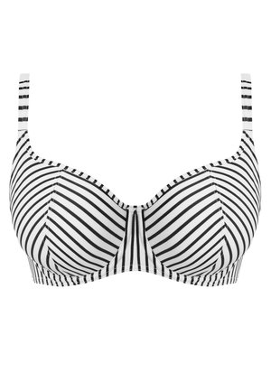 JEWEL COVE - Bikini top - stripe black