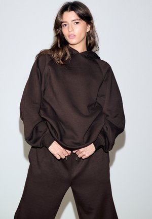 Next HEAVYWEIGHT  - Pulover s kapuco - chocolate brown