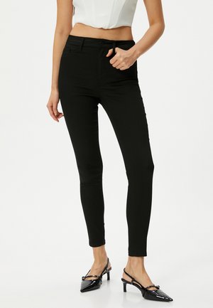 COMFORT STRETCH HIGH RISE  - Slim fit -farkut - black