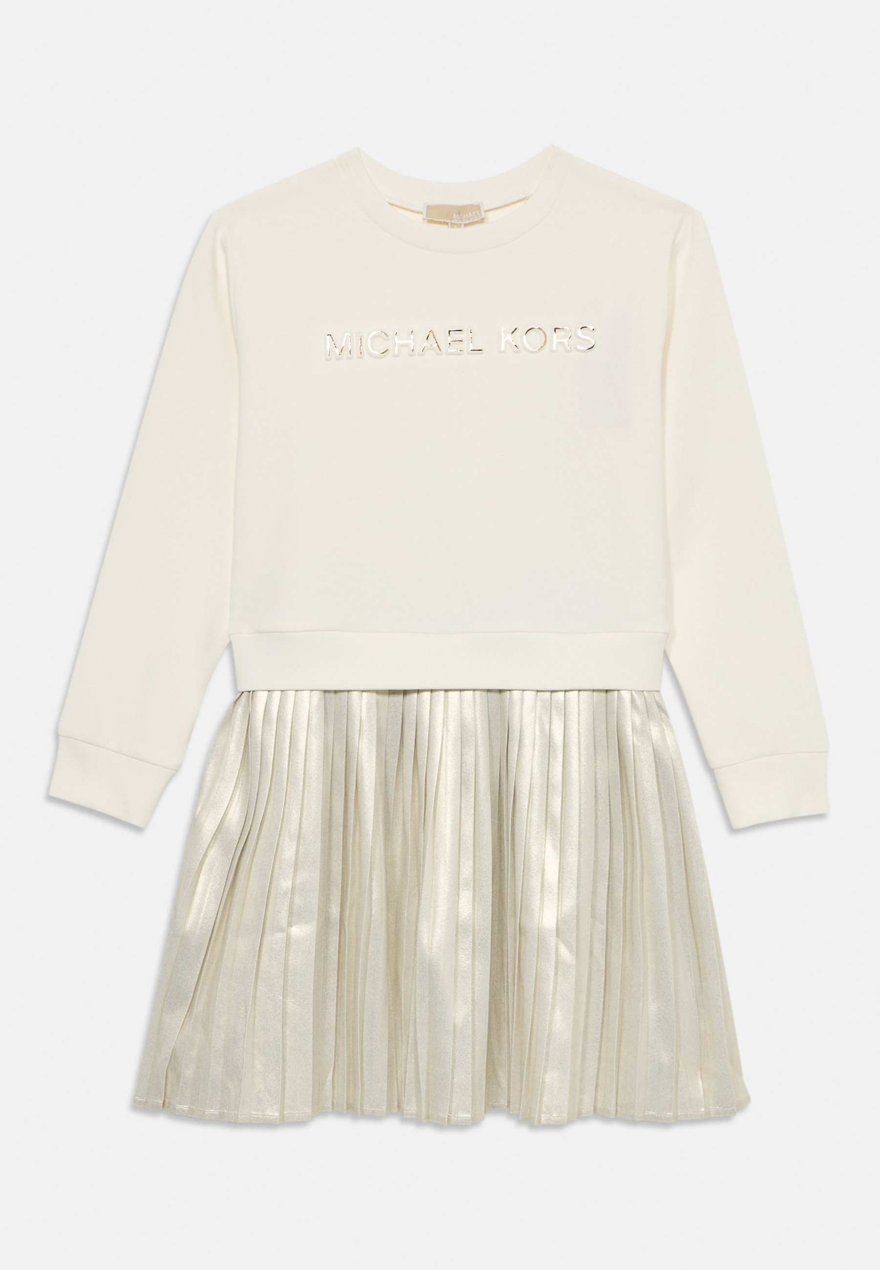 Michael Kors Kids LONG SLEEVED DRESS Day dress off white/gold