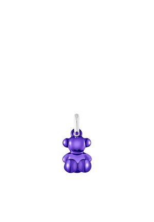 BOLD BEAR - Colgante - lilac silver-coloured