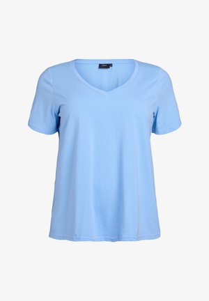 Zizzi KURZÄRMELIGES  - T-shirt basic - open air