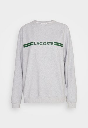 Lacoste Nattøj trøjer - silver chine/green