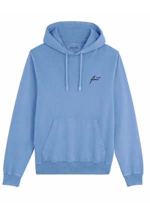 Mira Paris FLOAT EMBROIDERY UNISEX VINTAGE OVERSIZED - Kapuzenpullover - blue