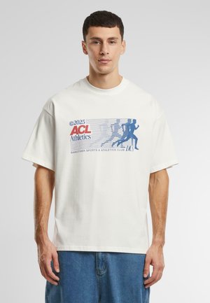 ATHLETICS - T-shirt con stampa - white