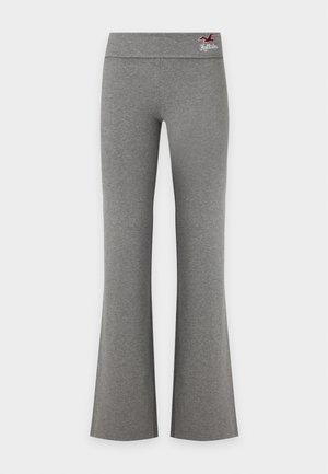 Hollister Co., LOGO FOLDOVER FLARE - Pantaloni - grey