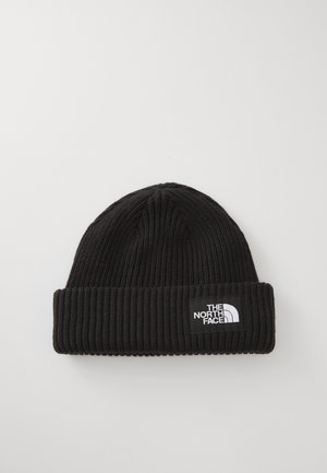 KIDS SALTY LINED BEANIE UNISEX - Megzta kepurė - tnf black