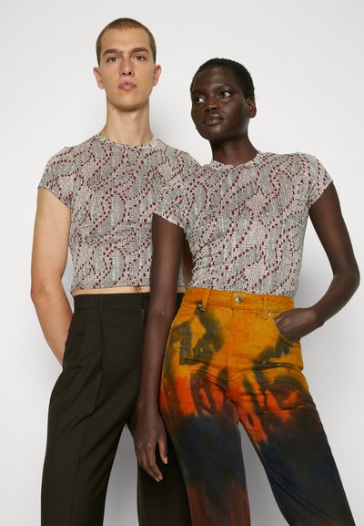 ECKHAUS LATTA SHRUNK TEE UNISEX - Μπλουζάκι με στάμπα - multi coloured