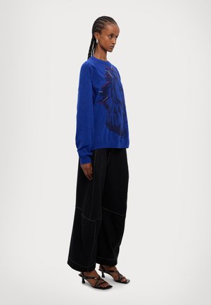 HORSE HEAD JUMPER - Strikkegenser - blue