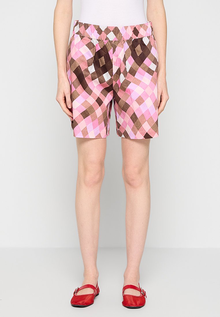 Numph Shorts donkerroze