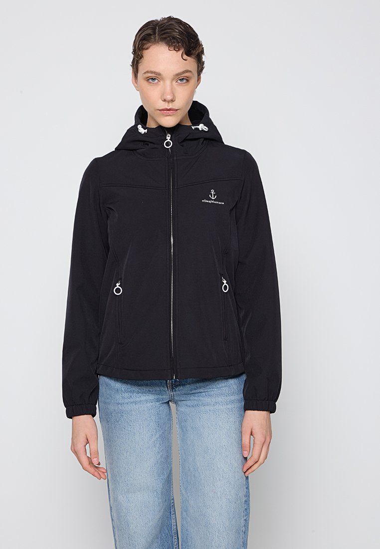 dreimaster Outdoorjas zwart