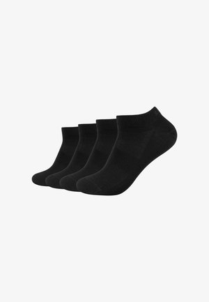 s.Oliver 4 PACK SNEAKER - Strømper - black