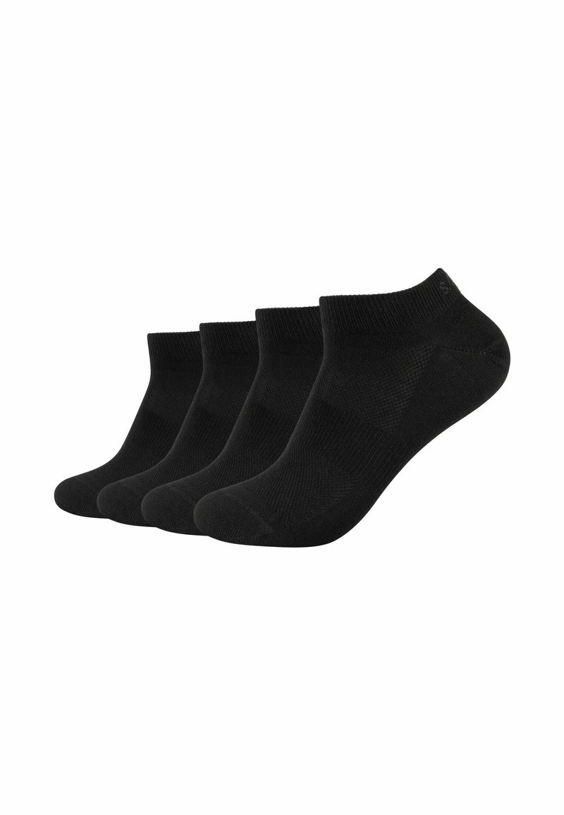 s.Oliver 4 PACK SNEAKER - Strømper - black