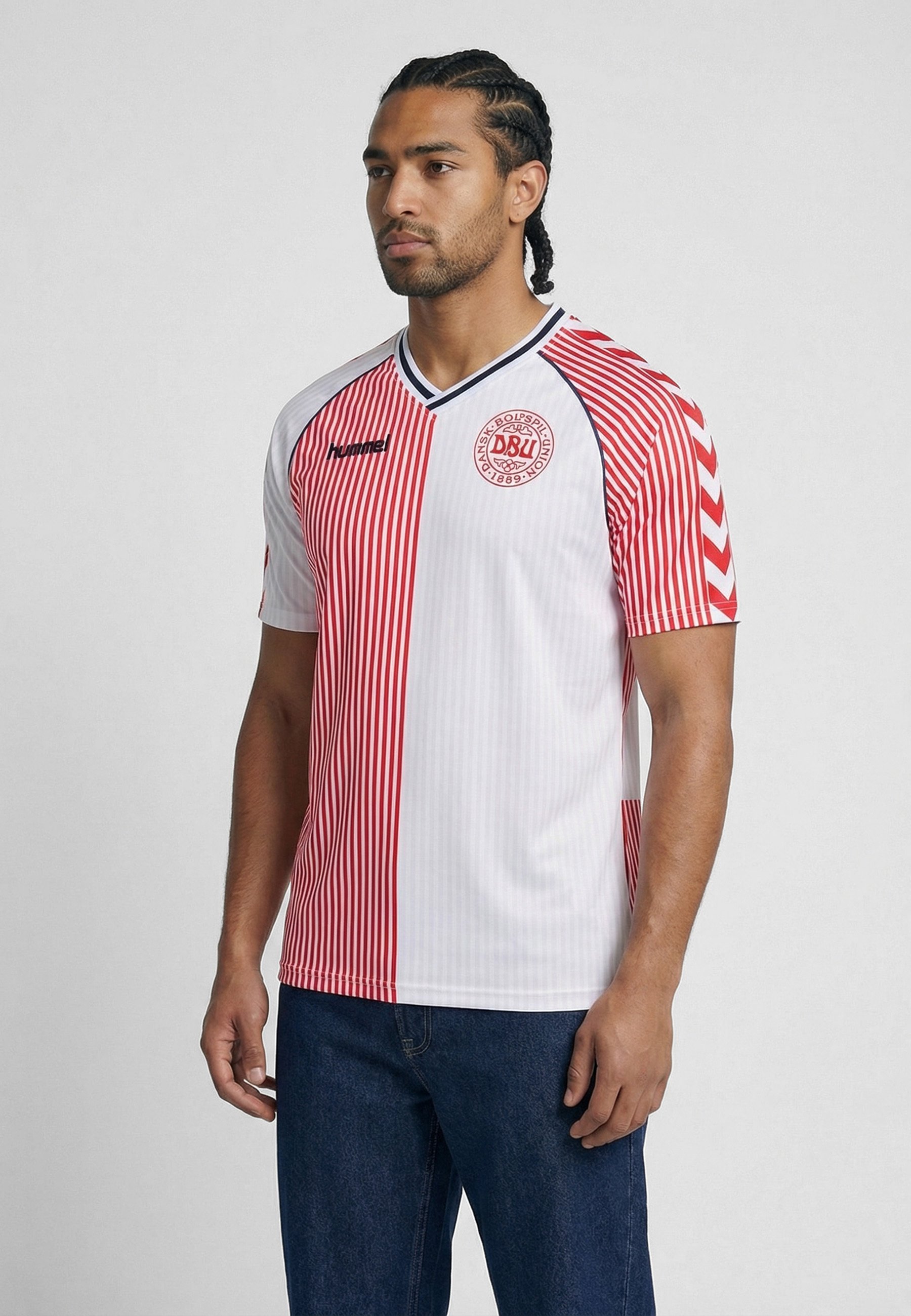 Hummel DENMARK DBU 86 REPLICA - Football jersey - white - Zalando.ie
