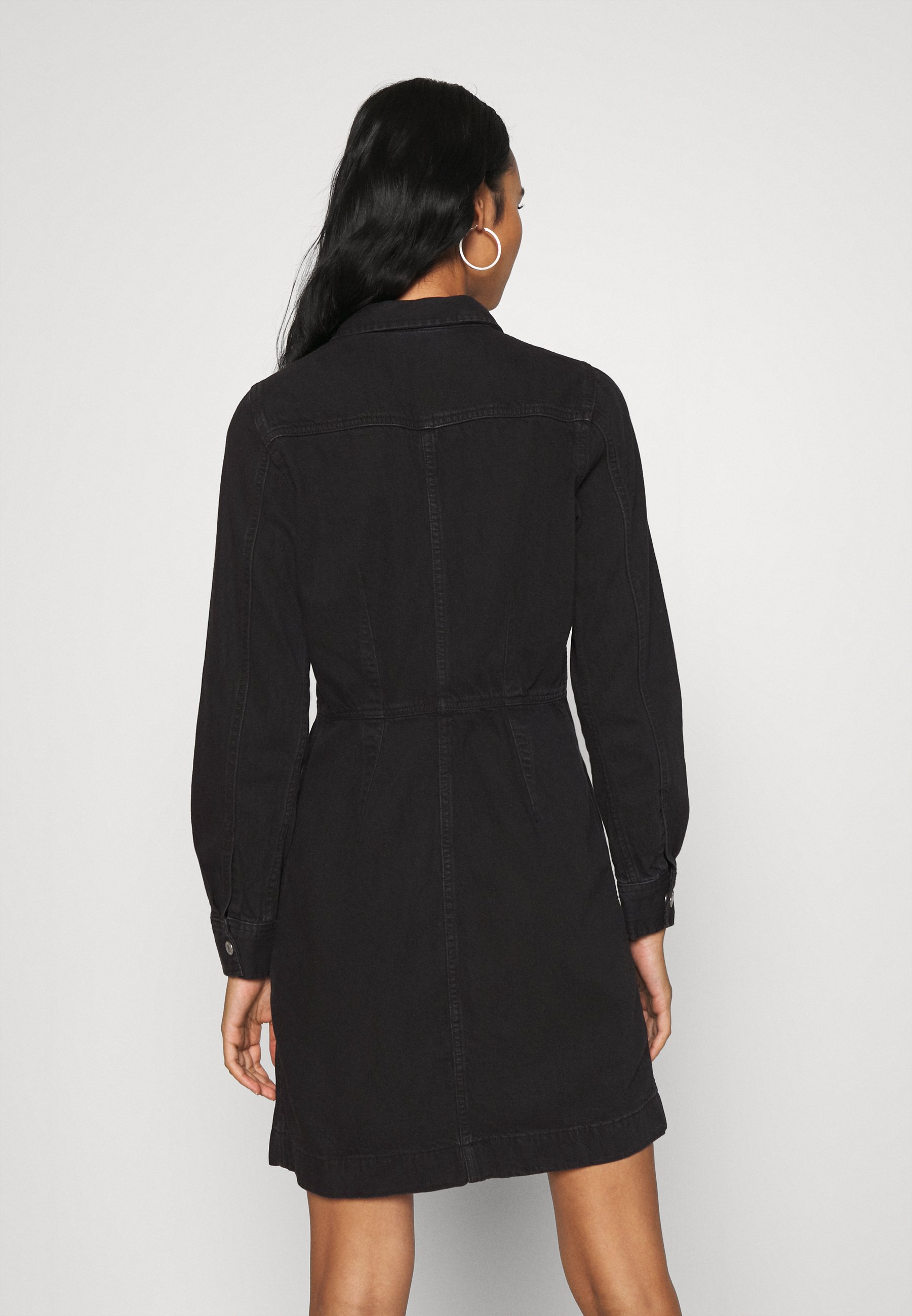 Levi's® ELLIE DRESS - Denim dress - black book/black denim - Zalando.ie