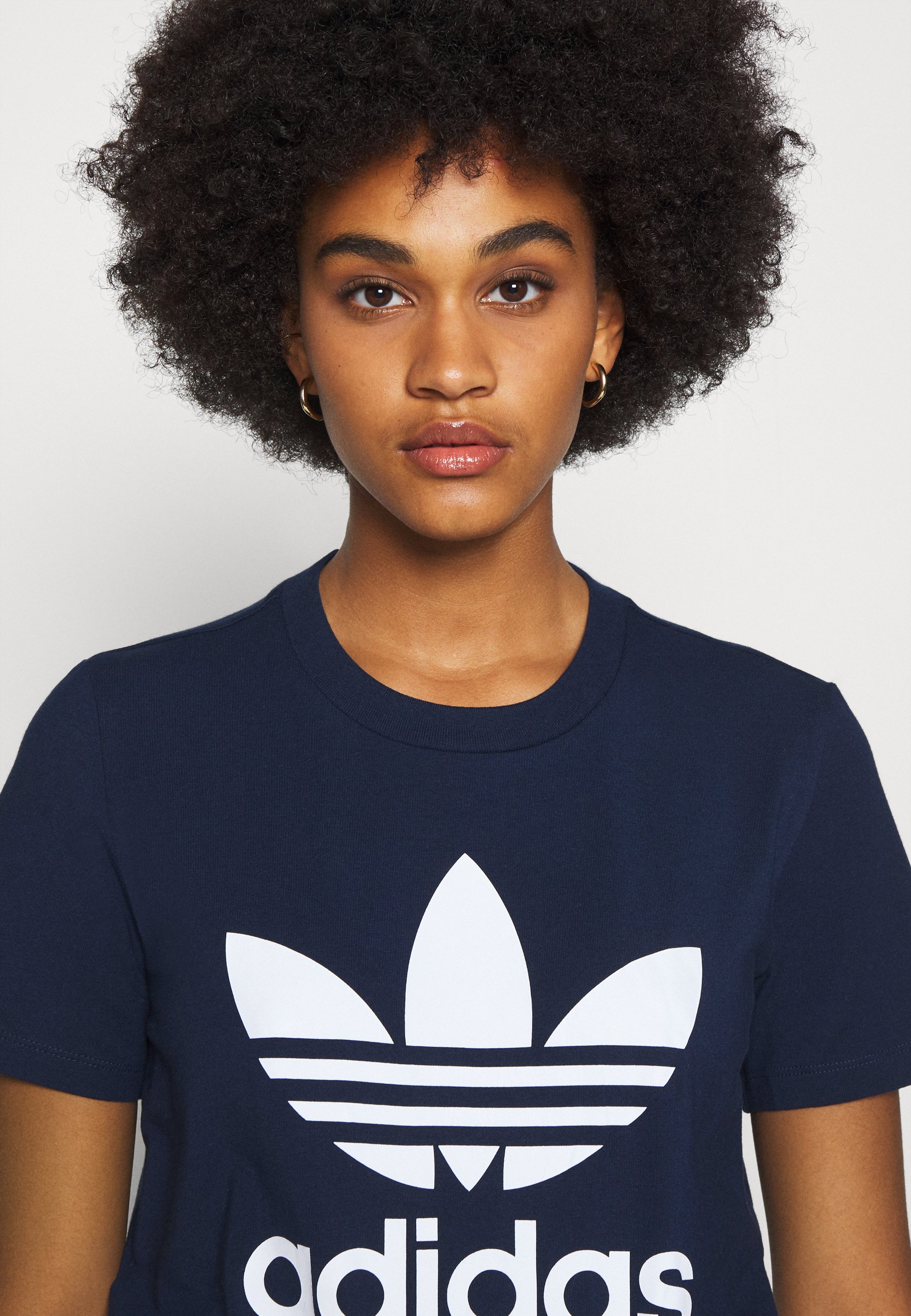 adidas Originals TREFOIL TEE T Shirt print collegiate adidas Originals TREFOIL TEE T Shirt print collegiate