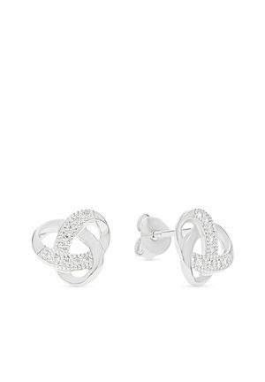 ZIRKONIA - Oorbellen - silver-coloured