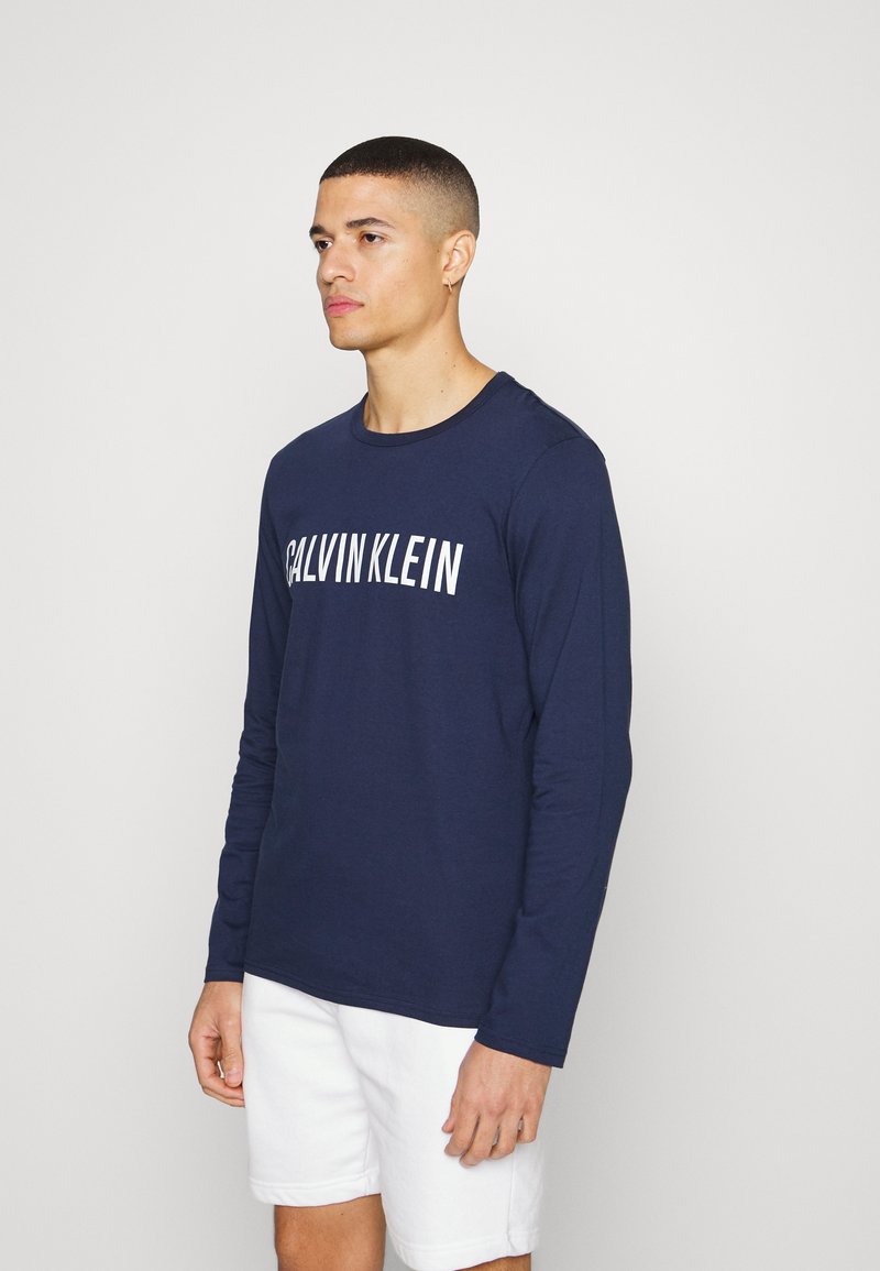 Herren Pyjamas | Calvin Klein Underwear CREW NECK Nachtwäsche Shirt blue/blau - NG96835 Herren Pyjamas | Calvin Klein Underwear CREW NECK Nachtwäsche Shirt blue/blau - NG96835