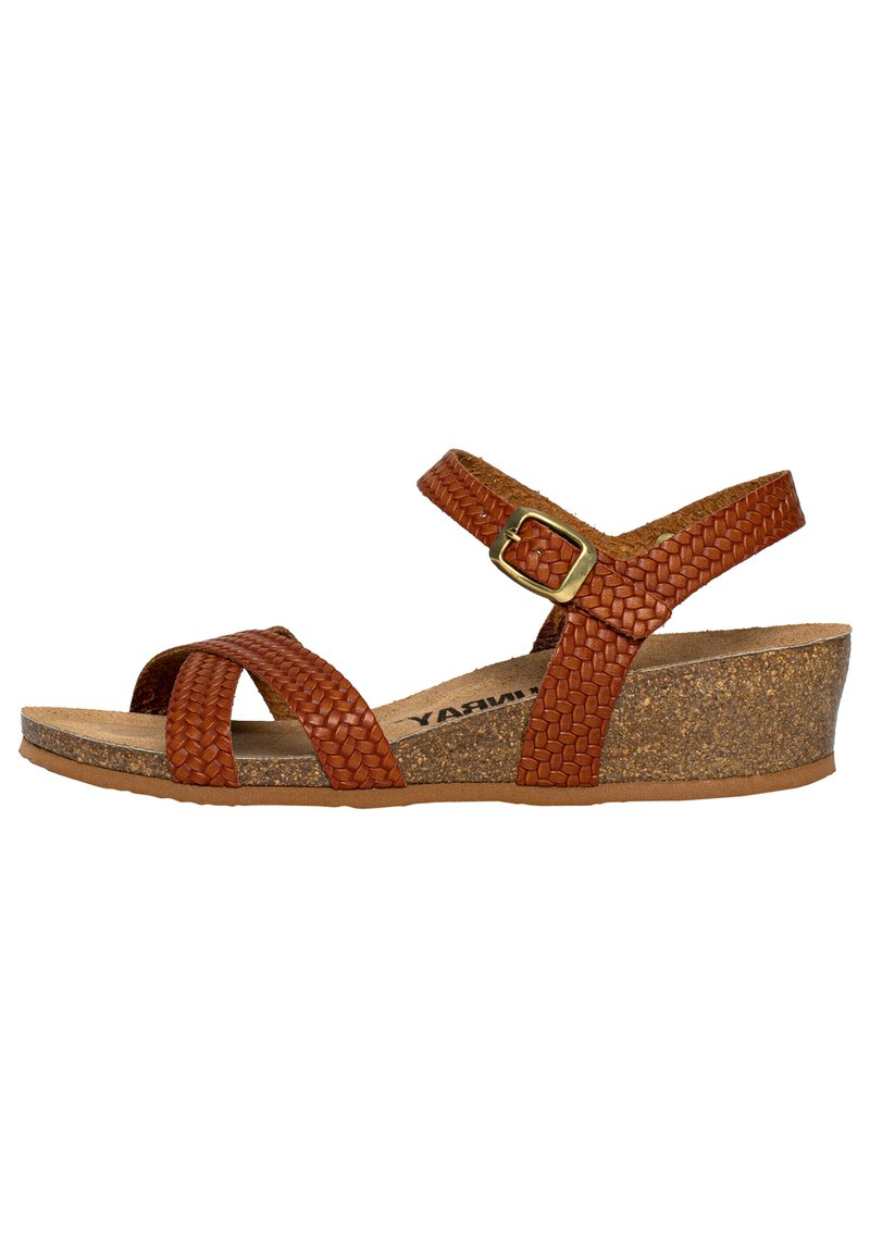 SUNBAY LECHERIA Wedge sandals camel Zalando