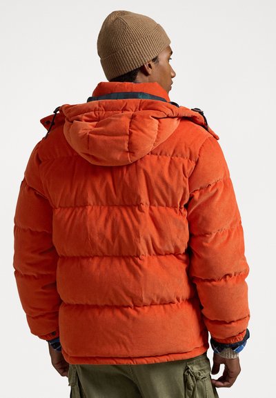 Polo Ralph Lauren THE WAINWRIGHT CORDUROY DOWN JACKET - Down jacket - college orange