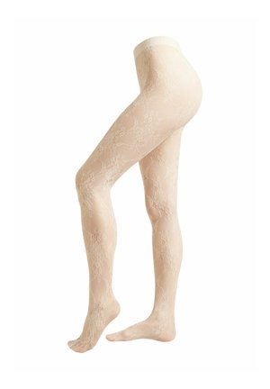 DELUXE SELECTION CAPSULE FLORAL - Punčocháče - white