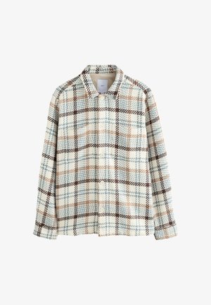 Next, REGULAR FIT - CHECK - Hemd - ecru