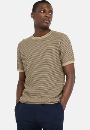 T-shirt con stampa - beige