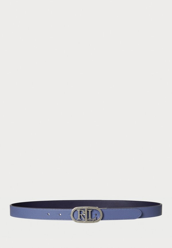 OVAL LOGO REVERSIBLE LEATHER SKINNY BELT - Belt