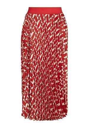 Rich & Royal Falda plisada - red