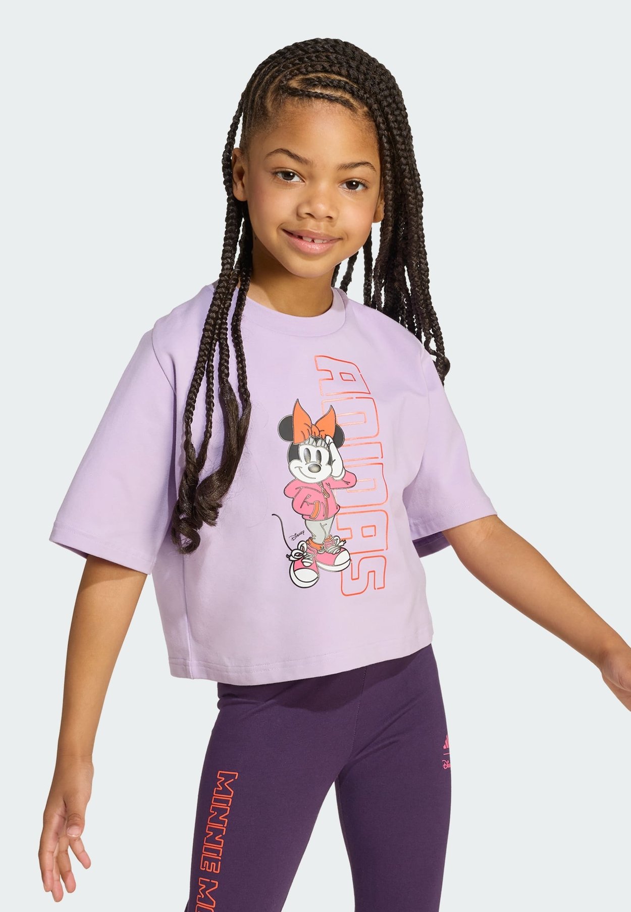 adidas DISNEY MINNIE MOUSE KIDS UNISEX - Print T-shirt - powder plum lucid pink