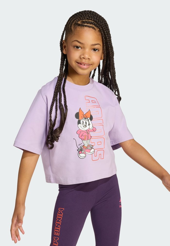 adidas DISNEY MINNIE MOUSE KIDS UNISEX - Print T-shirt - powder plum lucid pink
