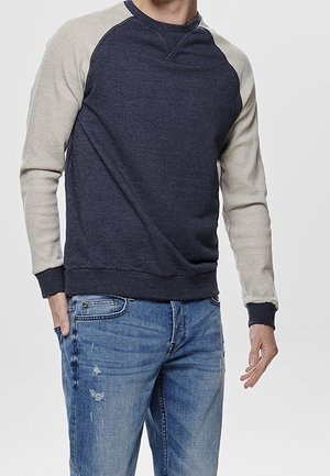 Sweatshirt - blue denim