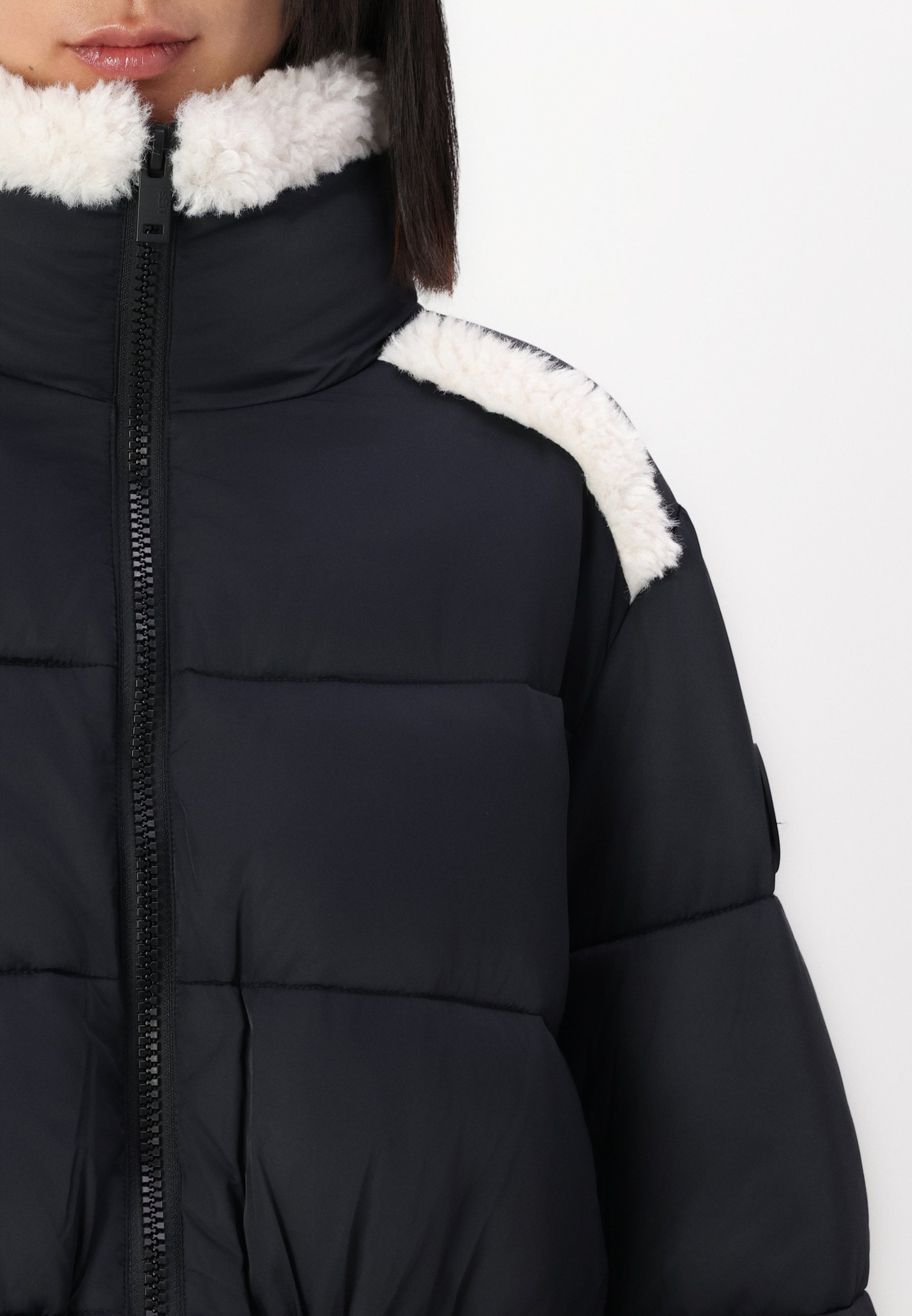 UGG AMAL PLUSHSEAM PUFFER COAT - Winter coat - black - Zalando