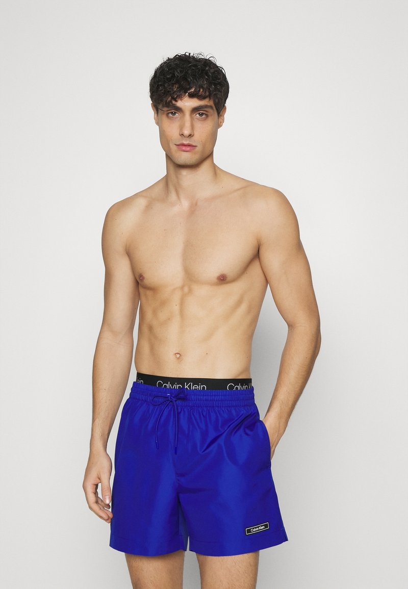 Calvin Klein Swimwear MEDIUM DOUBLE Zwemshorts mid azure blue/blauw