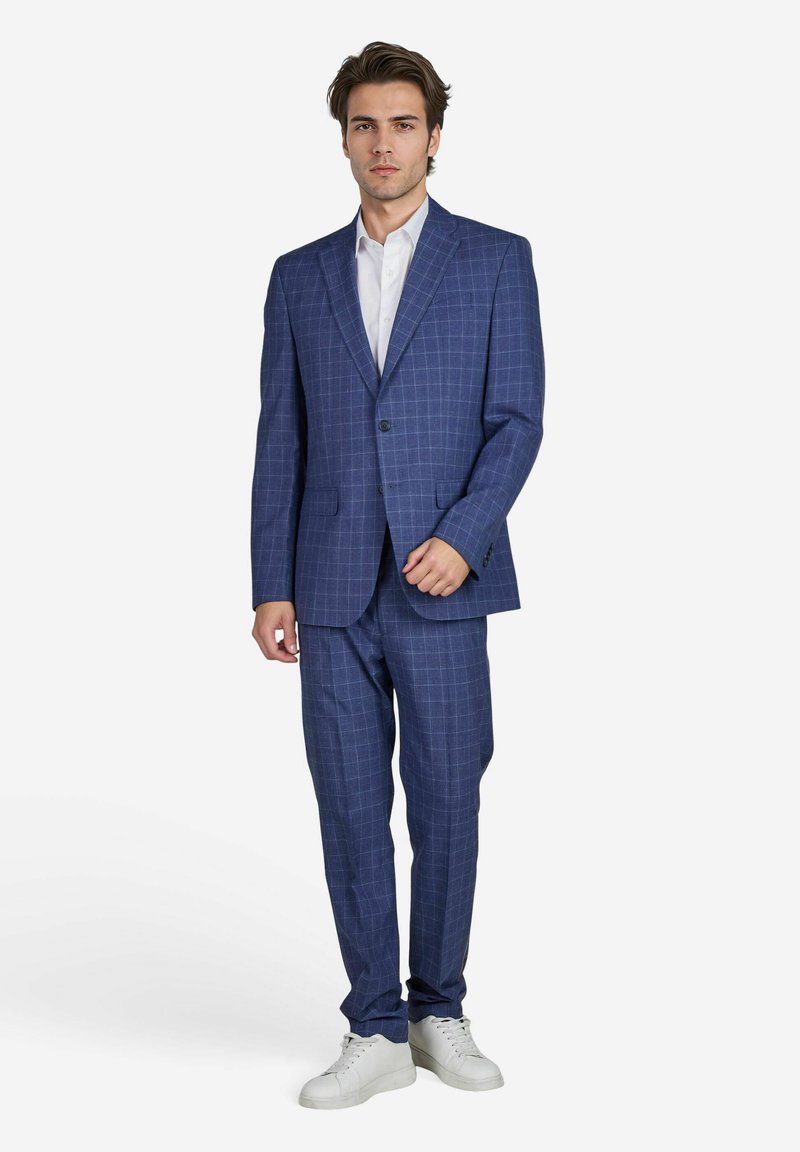 Blazer Homme Pierre Cardin Rayé Bleu Foncé - Taille M Classique Deux Boutons