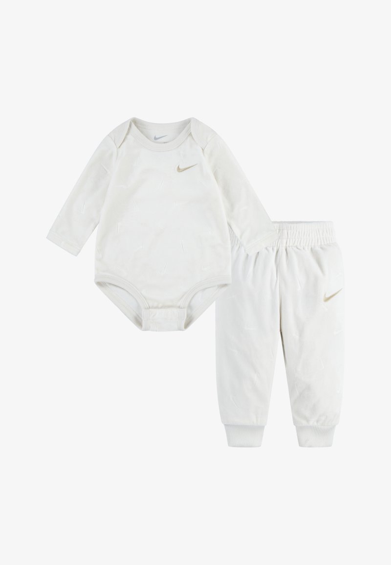 Nike Sportswear BABY ESSENTIALS PANT UNISEX SET - Corpo - pale ivory