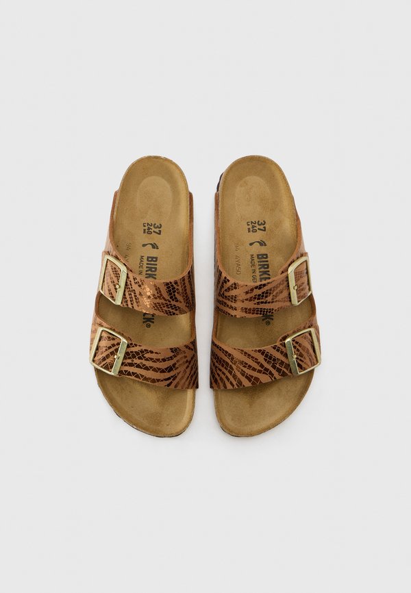 ARIZONA SYN SOFT ZEBRA NARROW - Sandals - pecan4