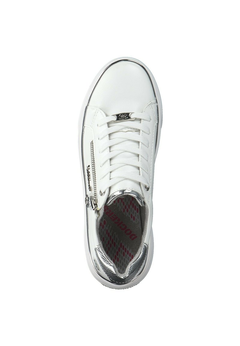 Damen Sneaker low | Dockers by Gerli Sneaker low weiss-silber/weiß - JR18025 Damen Sneaker low | Dockers by Gerli Sneaker low weiss-silber/weiß - JR18025