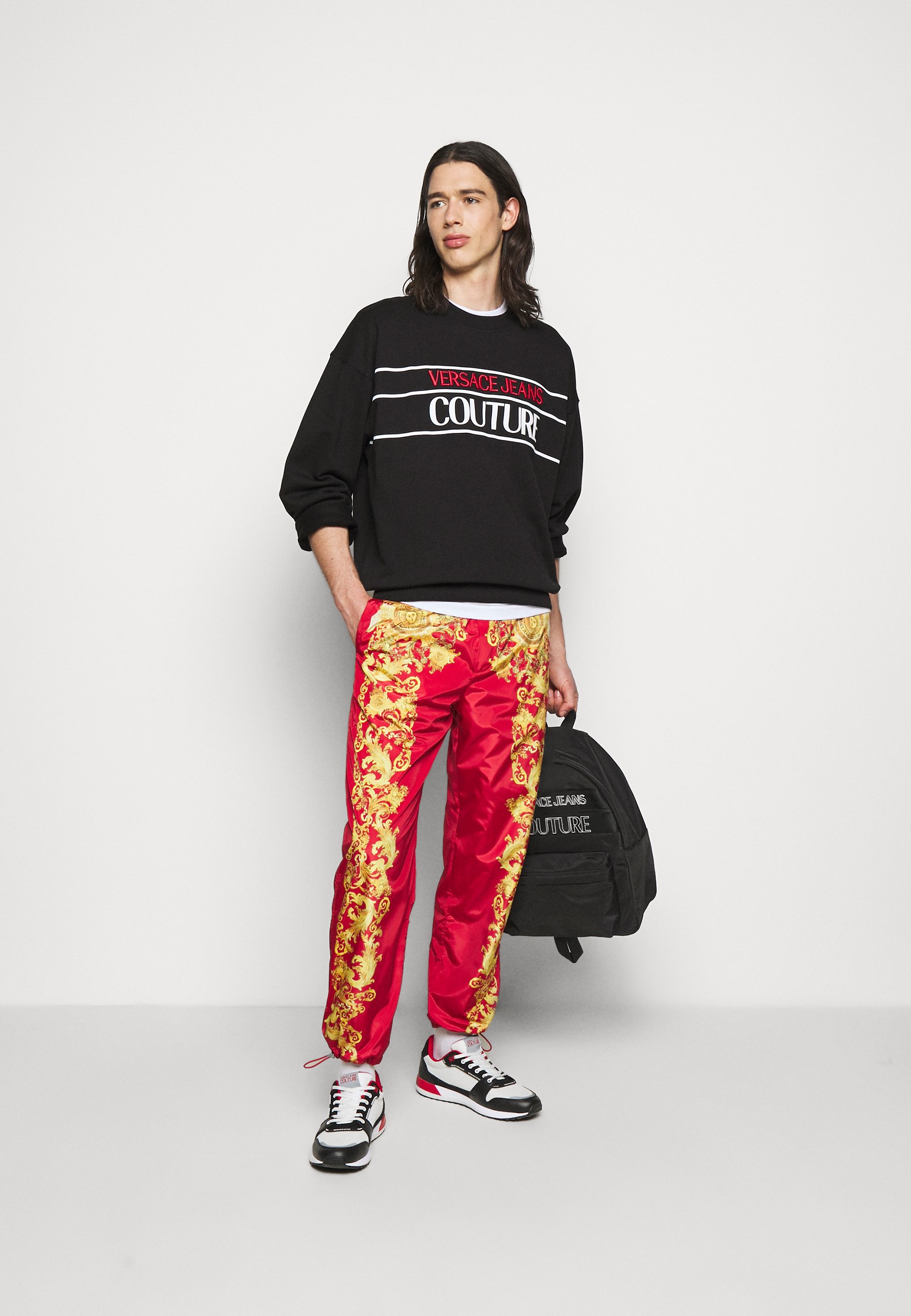 Versace Jeans Couture PRINT BAROQUE - Pantaloni sportivi - red/rosso -  Zalando.it